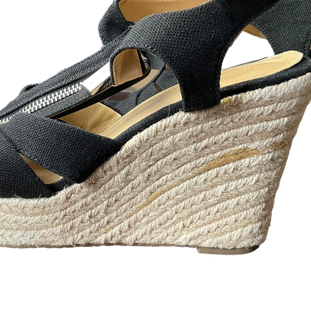 Michael Kors Black Berkley Wedge 7.5